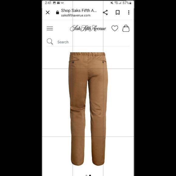 SAKS FIFTH AVENUE MODERN PANTS Large - Picture 2 of 11